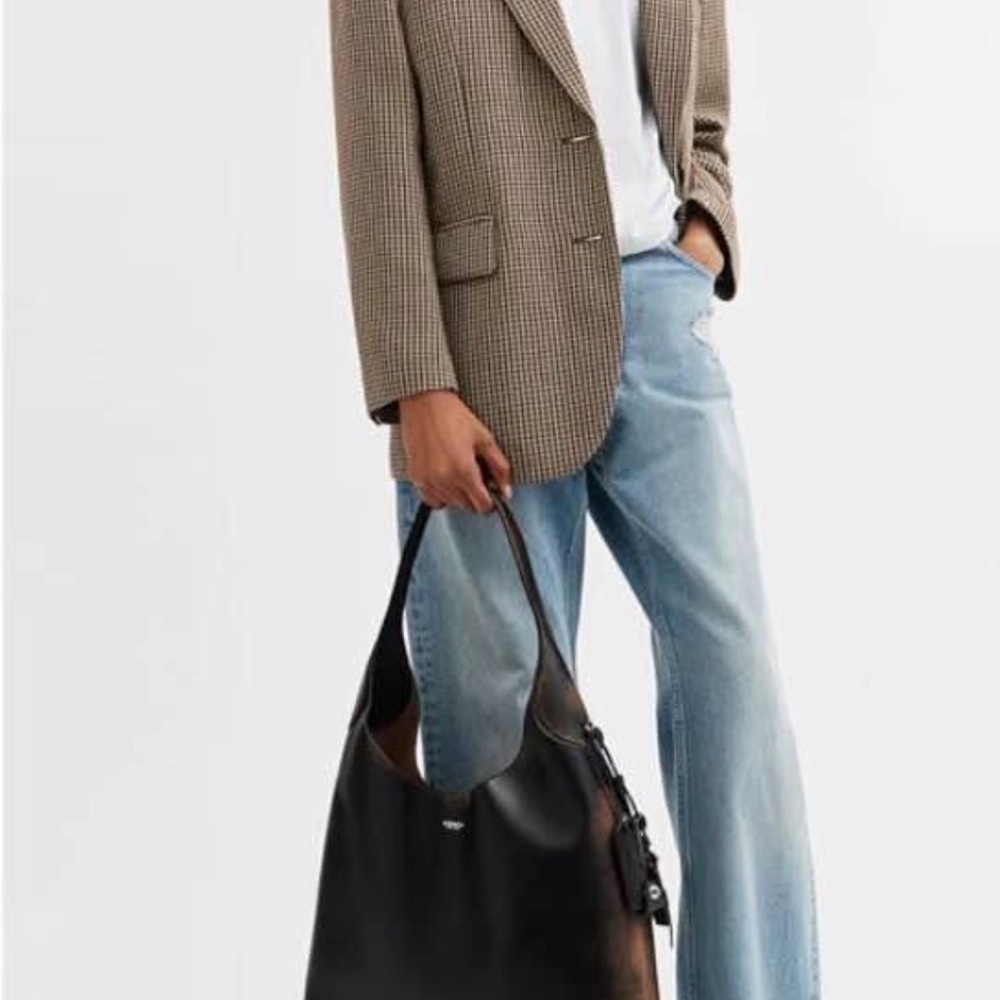 Brooklyn 39 loved leather COACH Black and Brown Ombre Leather Shoulder Bag - Picture 3 of 4